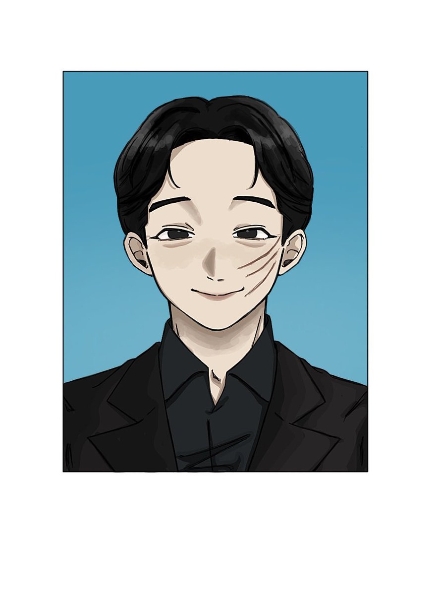 dango77_kusa's tweet photo. 証明写真風イラスト https://t.co/KHIZdtFZ12