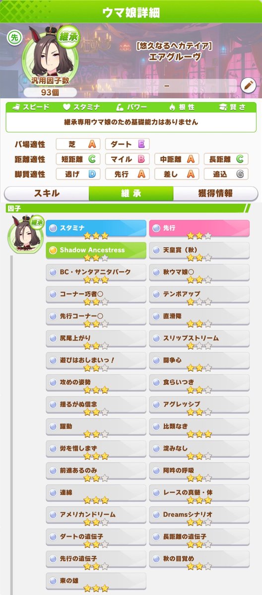 REA_myct's tweet photo. スタミナなのが難点だがスキルの揃い具合は良好。 https://t.co/X3z1K7LFEf
