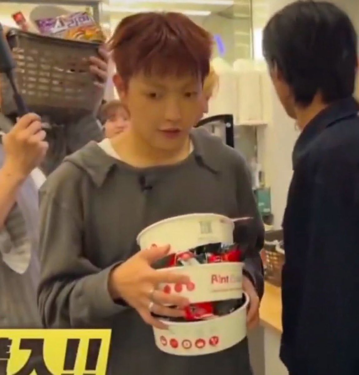 topazfanatic's tweet photo. he’s just hongjoong https://t.co/TuVPZc4csp