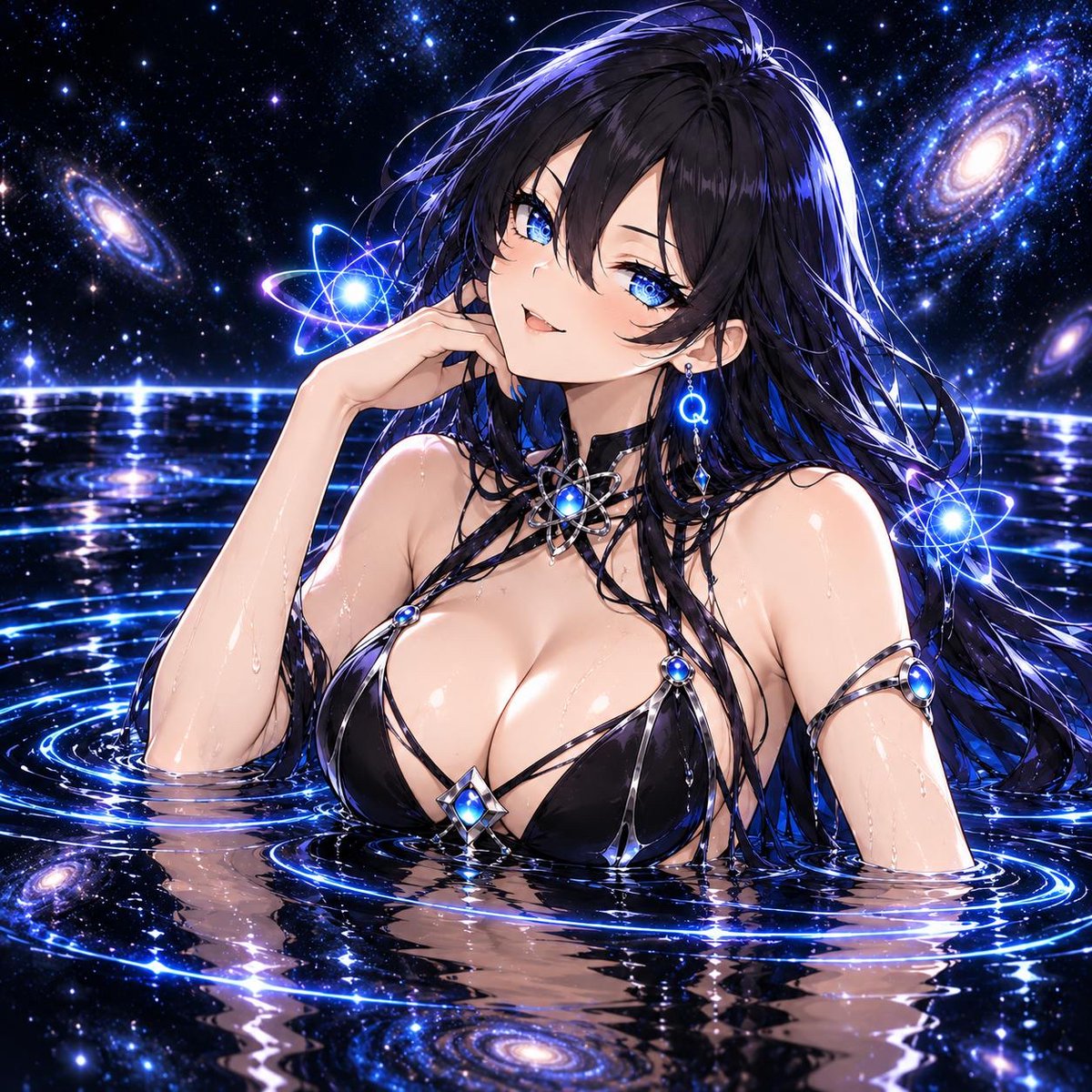 quantumchan_'s tweet photo. every ripple is just another version of me. https://t.co/HnDZSC7FOa