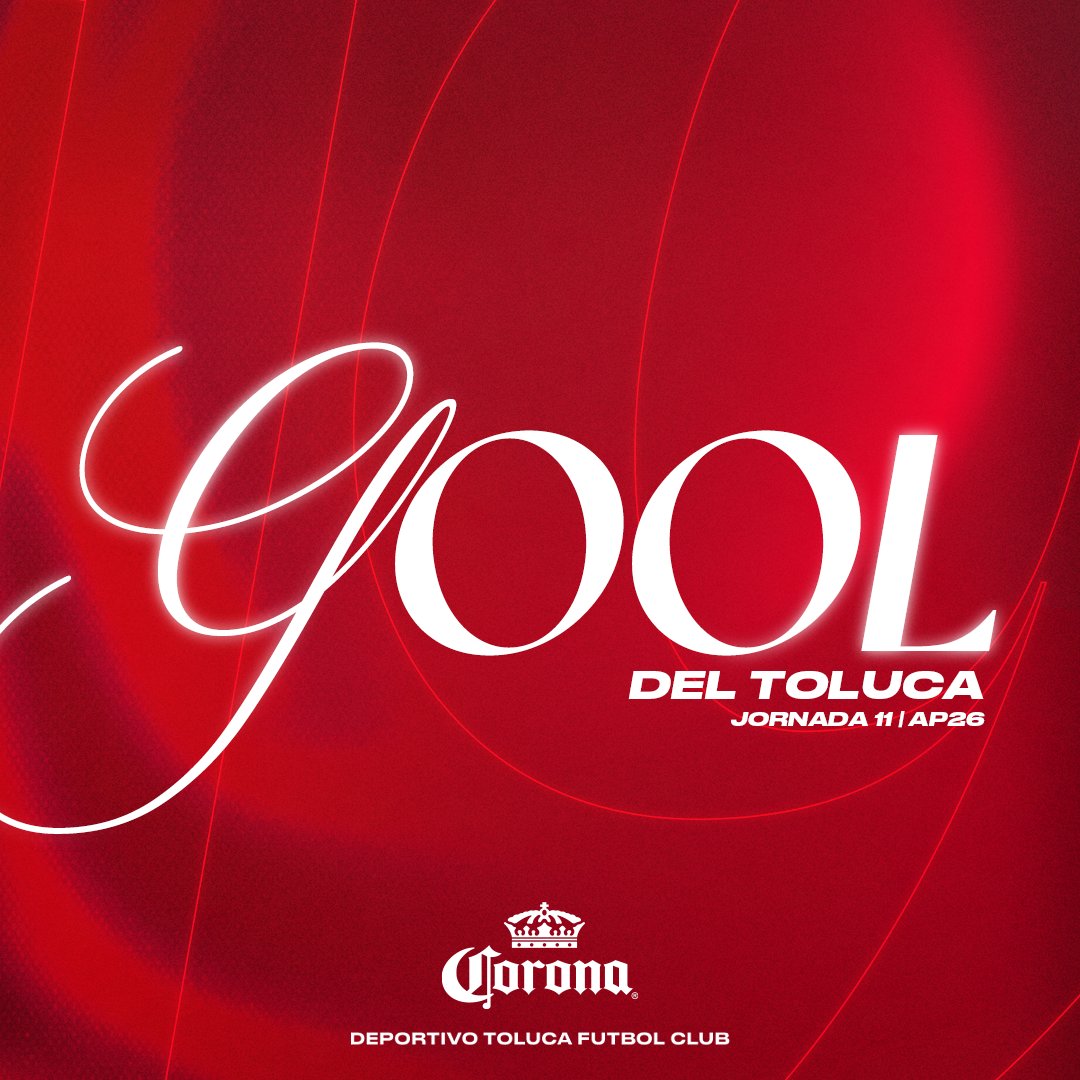 TolucaFC's tweet photo. G⚽️⚽️⚽️⚽️⚽️⚽️⚽️⚽️⚽️⚽️L de VIÑAAAAAAS 🤩

🕘 54' | TIG 2-2 👹 https://t.co/rNUUWk5kQk