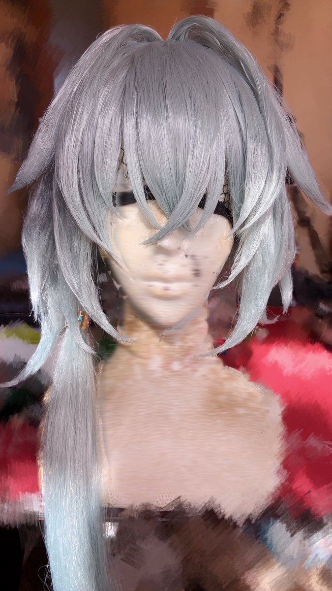 yae_cos22's tweet photo. ウィッグできた💪🏻結構いい感じの出来なのでは✨️ https://t.co/QD7j0WQ5uc