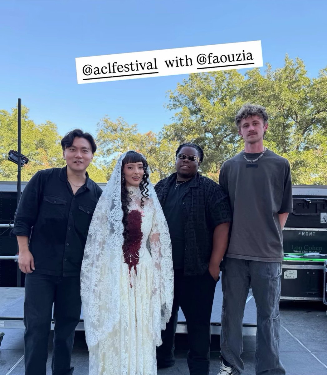 faouziafeeds's tweet photo. 📸 : @faouzia via @.jonathanbuffum Instagram Story
#AustinCityLimits #ACLFestival #acl2026 #faouzia https://t.co/sgF3moBn2s