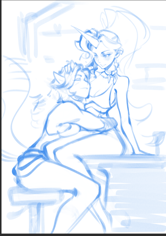 Sp6rkal_D's tweet photo. Commission sketch https://t.co/qC2ZFZUvwQ