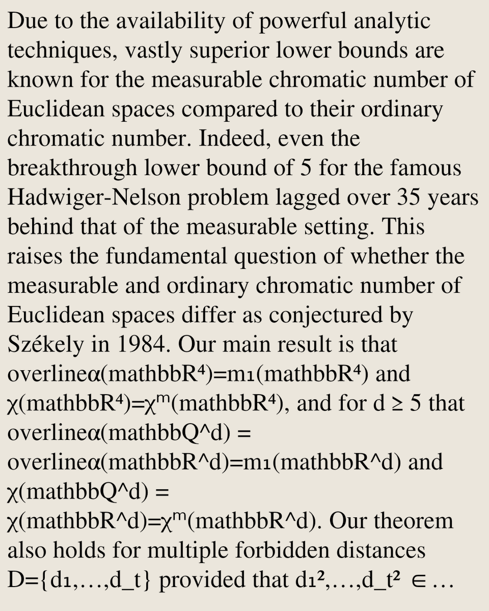 MCombinatorics's tweet photo. Measurable obstructions for unmeasurable colourings

James Davies
https://t.co/OMa6kex65L [𝚖𝚊𝚝𝚑.𝙲𝙾 𝚖𝚊𝚝𝚑.𝙲𝙰 𝚖𝚊𝚝𝚑.𝙼𝙶] https://t.co/0le8yLGGjM