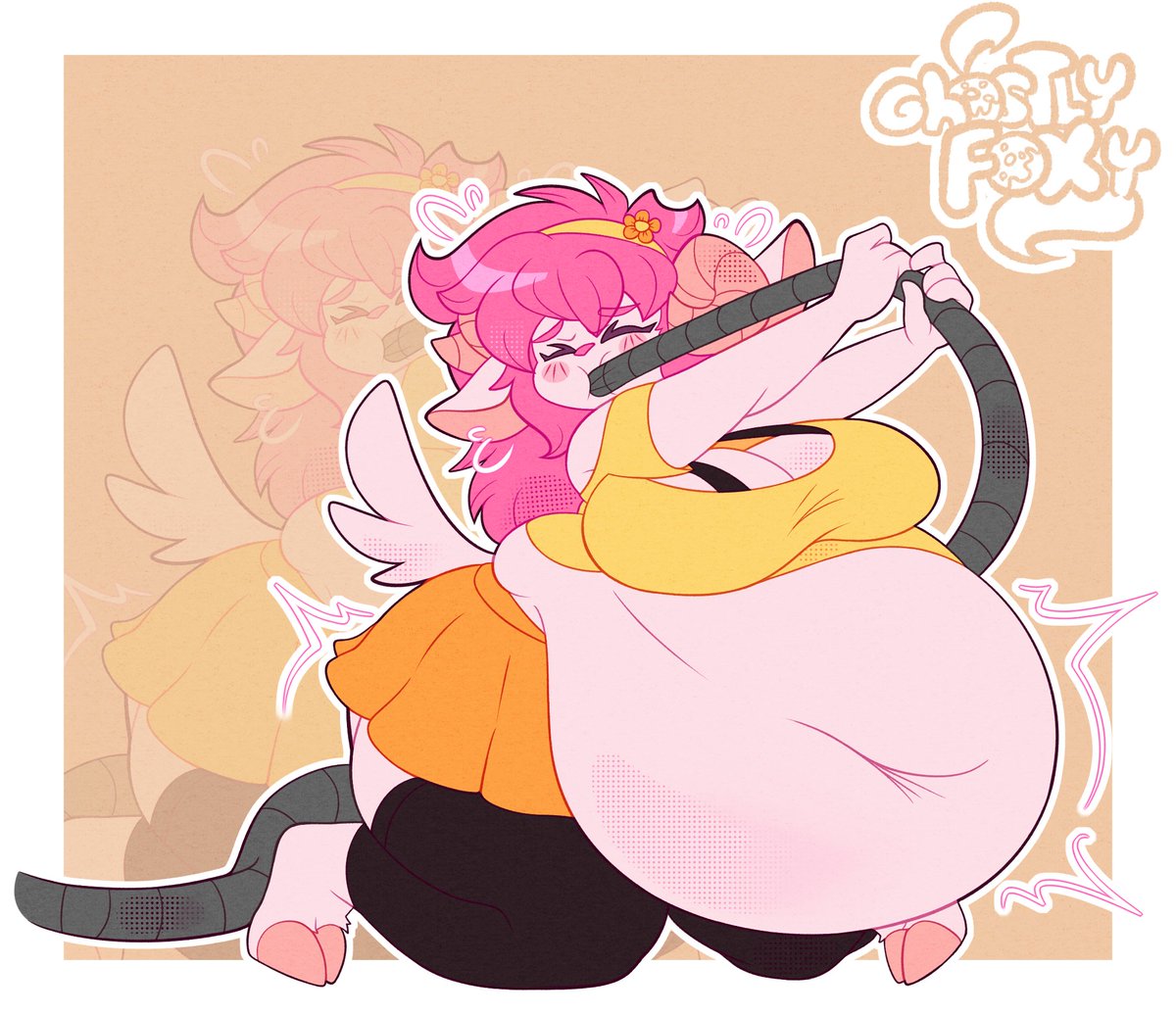 ghostlyfoxy's tweet photo. Ych done for @Kaiser_Grr ! https://t.co/5M5Zql0JEs