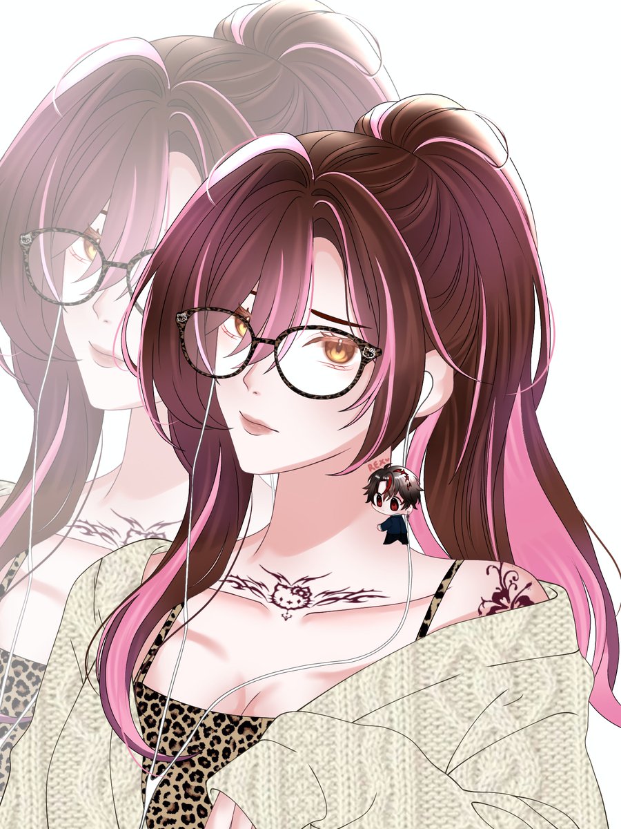 Chicsyyuu's tweet photo. Ini lebih ke definisi "aku di rl vs aku di canvas" https://t.co/41qPFSh9oK
