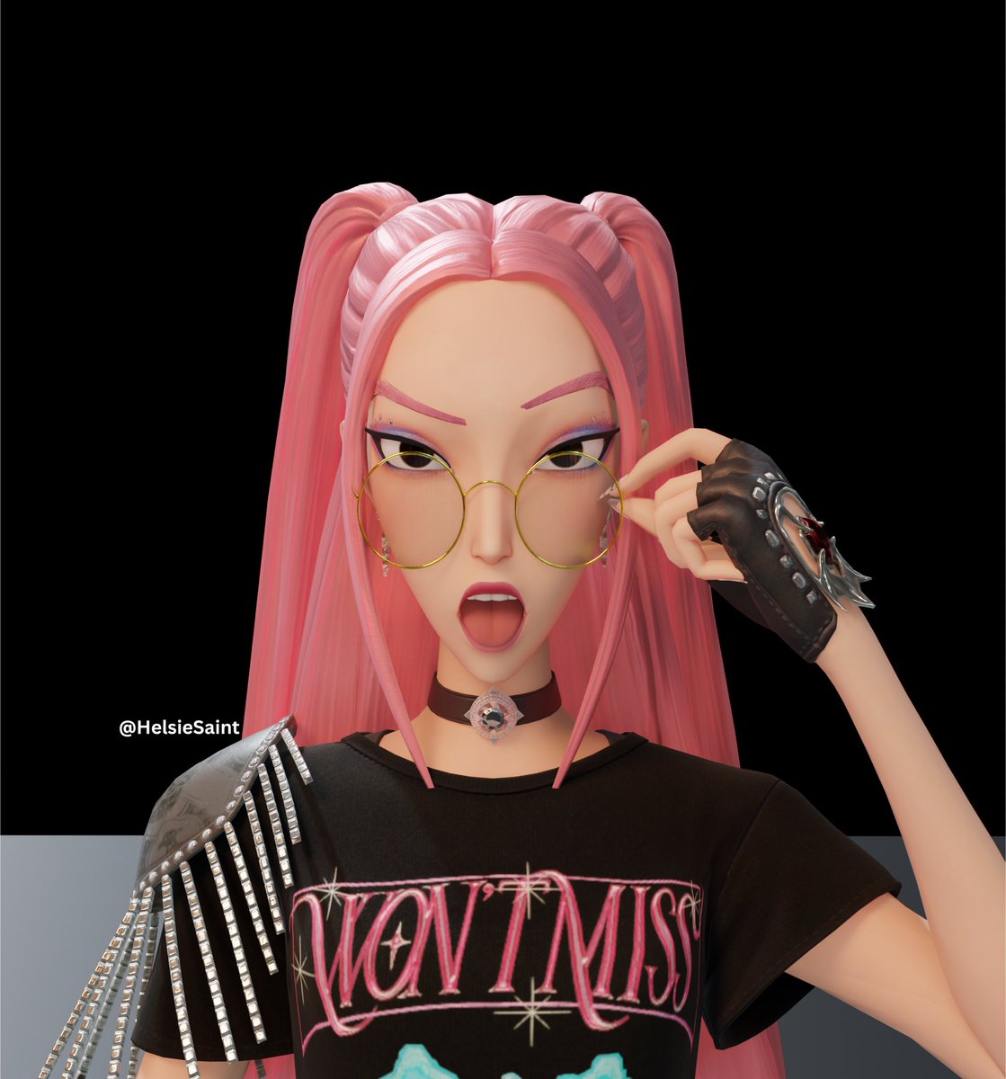 HelsieSaint's tweet photo. Hizo algo simple hoy 
#kpopdemonhunters #huntrix https://t.co/3qXyWR1ayK