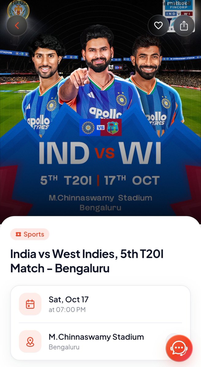 geethan49926's tweet photo. Ind vs Wi - 5th T20 at chinnaswamy stadium Bengaluru - if anyone wants tickets contact 9600597514 - can sort it out 💯
#bengalurut20 #bengalurutickets #indvswi #indvswit20 #chinnaswamy #5tht20 https://t.co/SRBF6yqvxw