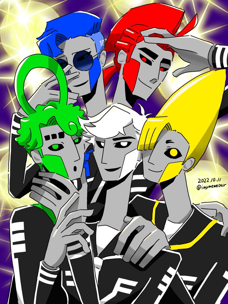 imymeweour's tweet photo. 今年はファンアートを描けなかったので、1010DAYに描いた2022年から2025年までの1010ファンアートを載せておきます！！おめでとう1010の日！1010DAY！ https://t.co/koQb2VVDEe