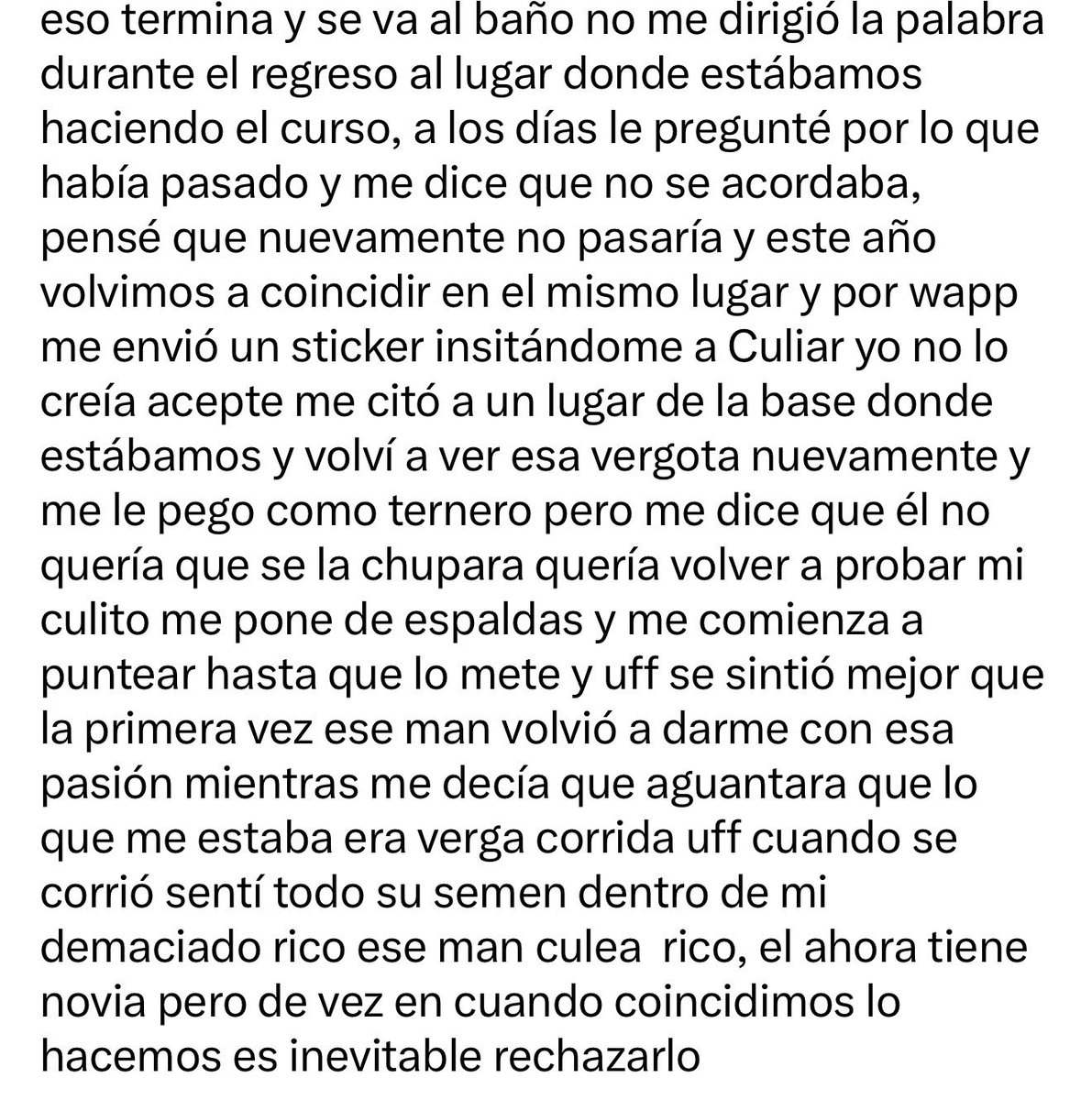 RelatosColomb's tweet photo. Experiencia entre policías 👮‍♂️🚨

Envíen sus relatos al DM.

#relatoscolombia #relatosexuales #relatogay #heterocurioso #policiagay https://t.co/MzxKgeo9iX