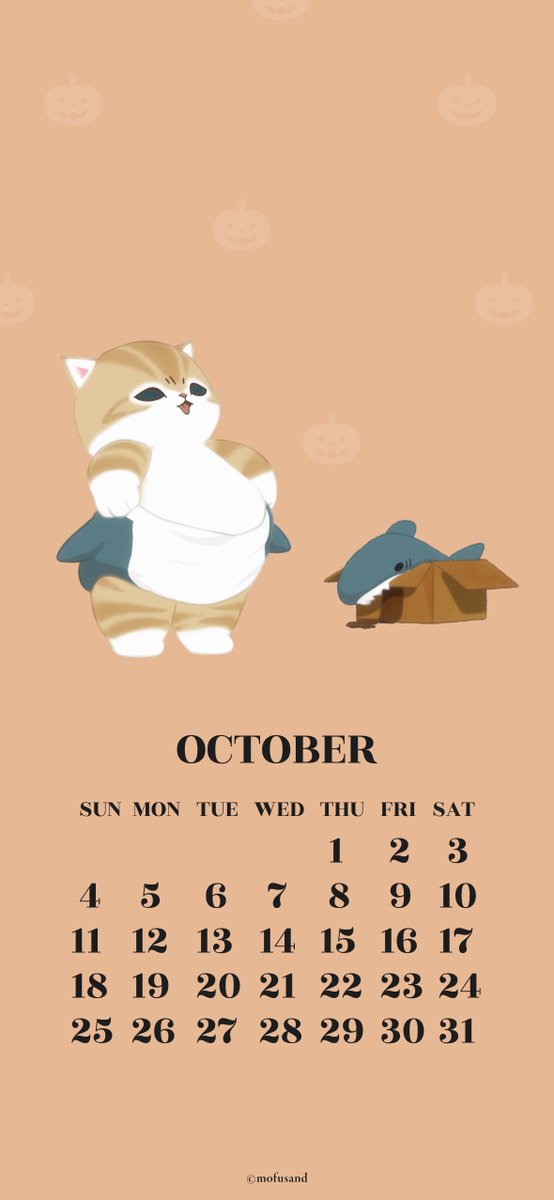 mofusand_anime's tweet photo. ＼　10月壁紙カレンダー配布　／

アニメ『 #mofusand 』から10月分のカレンダーをプレゼント！
今年の秋は何して過ごす？🍂

ぜひダウンロードして使ってください！

詳細＆ダウンロードはこちら👇
https://t.co/9Zb22rk3Jx

#calender https://t.co/RIYMPTPJm5