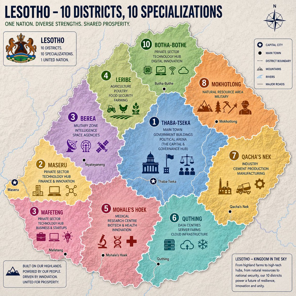 Realnchochoba's tweet photo. Leabua Jonathan left us a foot print to follow before politics came and changed course, leaving us directionless.

We don't need loans, we need direction. We need organisation. We need Operation 'Toro ea Leabua' because we can see what he was building https://t.co/1bad2KIIRn