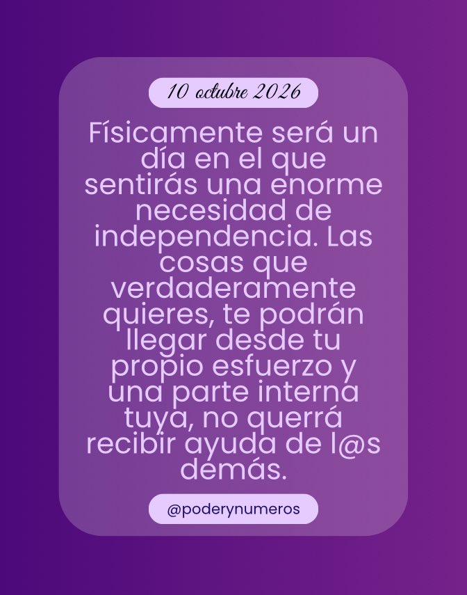 poderynumeros's tweet photo. 10 de octubre de 2026. Esquema numérico profundo de hoy. Guía para fluir con el universo. #fypシ゚ #conexión #alma #universo #reflexión #motivación #espiritualidad  #pitagoras #hoy #empoderamiento #energia #serfeliz #autoconocimiento #views #viral #consultasonline #10oct2026 https://t.co/svUVMUc39m