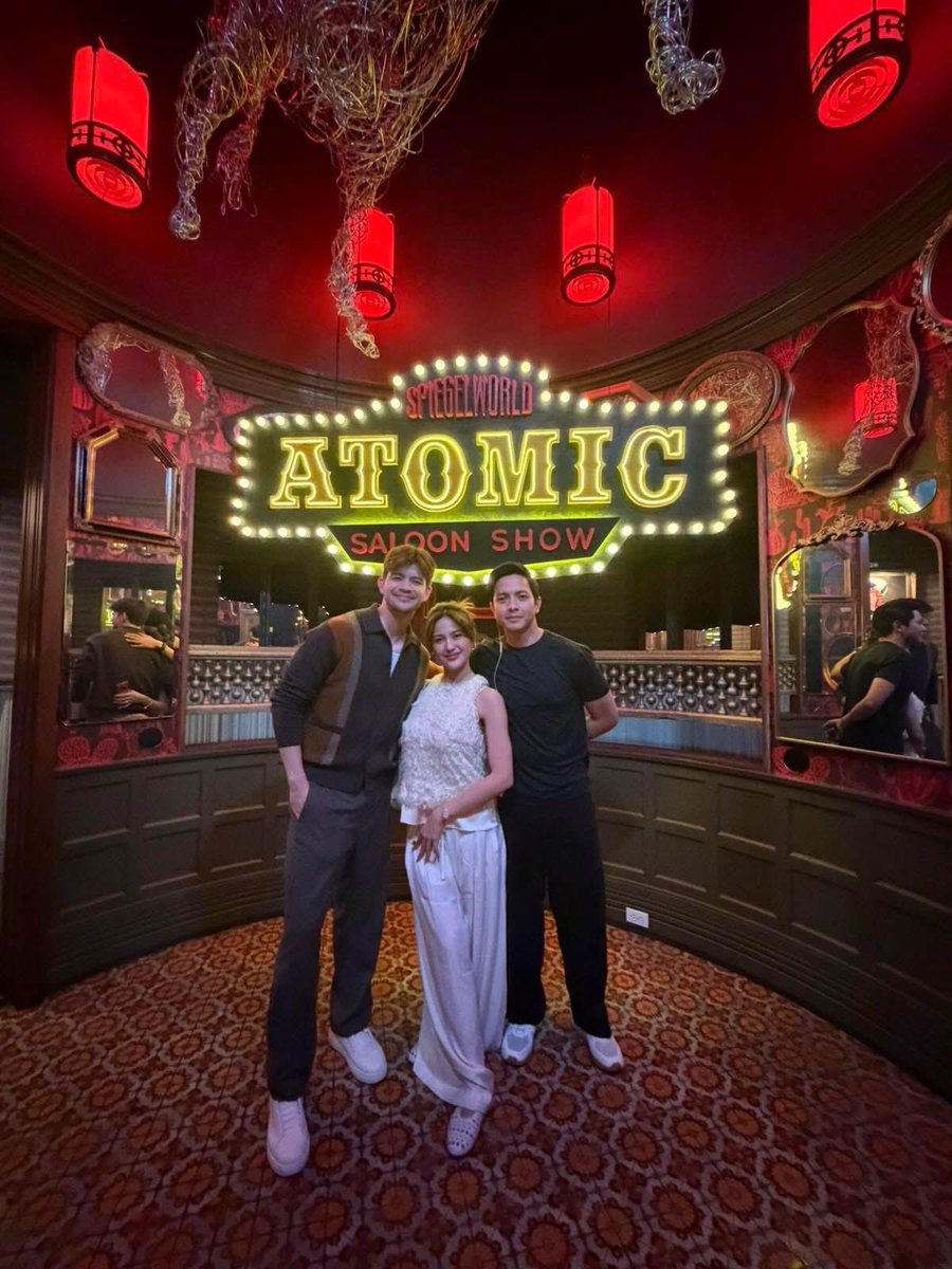 Sparkle_GMA's tweet photo. Taking in the sights and soaking up the Vegas experience ✨ 

Alden Richards, Rayver Cruz, and Julie Anne San Jose explore the iconic Venetian, marvel at the Sphere, and enjoy a show in Las Vegas 🎰

#AldenRichards #RayverCruz #JulieAnneSanJose https://t.co/8W5BfZKSsE