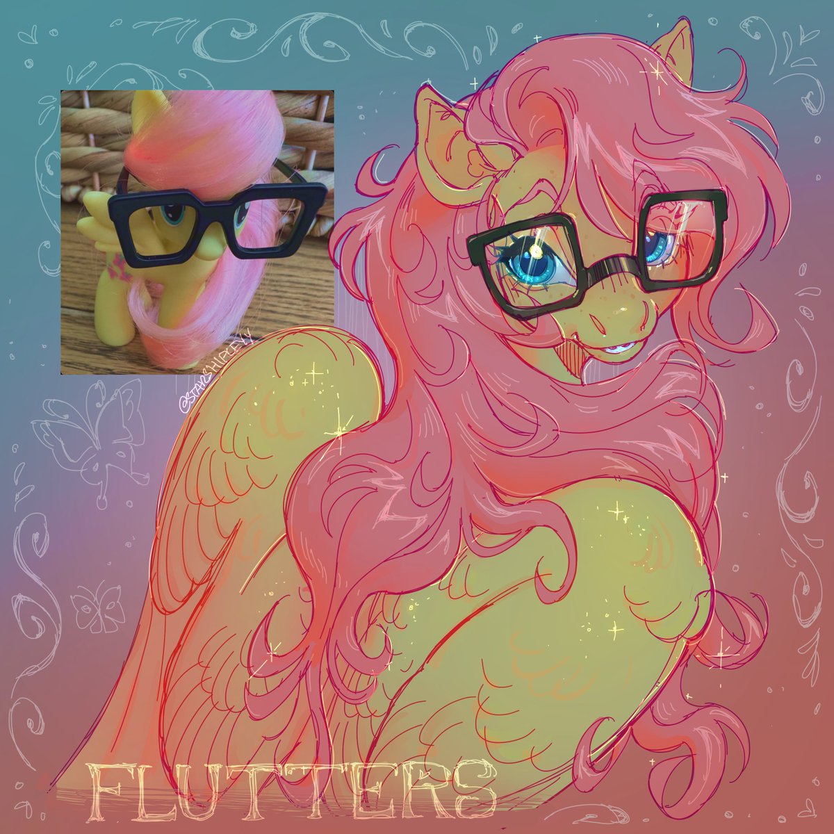 starshipleyy's tweet photo. i drew flutterhshyyyy https://t.co/RwWxGRVorG