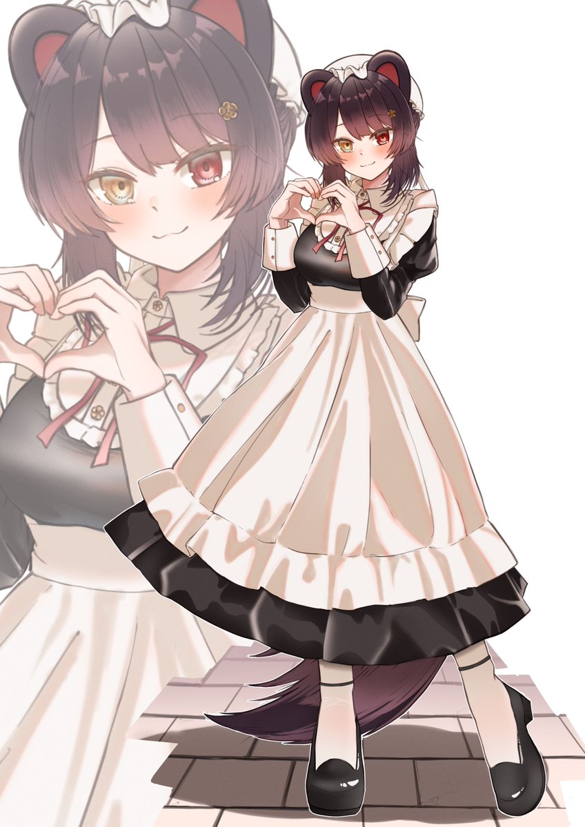 mtz960's tweet photo. 威嚇メイドさん描いてなかったのでロングスカートメイドさんまとめ https://t.co/bmpHXK0hVv