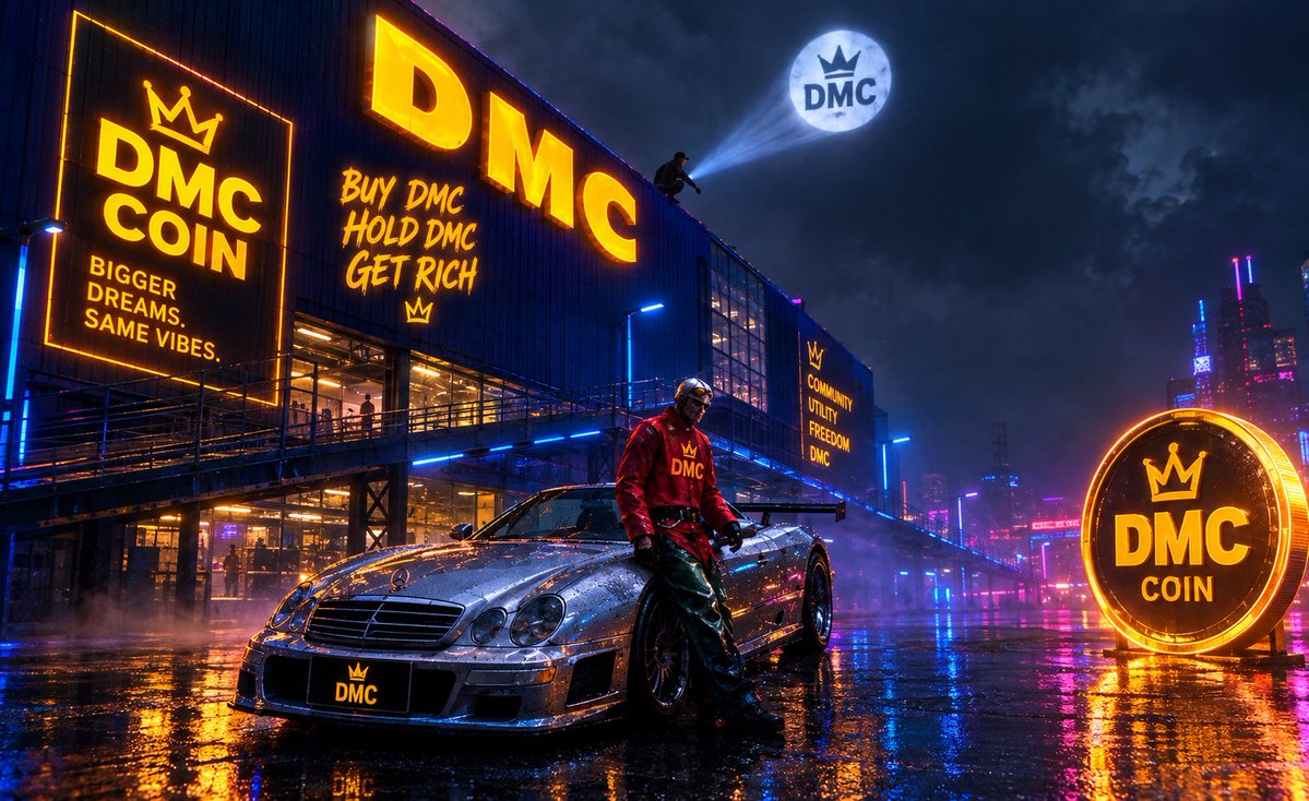 DmcCoin111's tweet photo. 🌕 DMC TO THE MOON — THE LEGEND STARTS HERE! 🚀

#DMCCoin #DMC #ToTheMoon 🌕 #CryptoCommunity #MemeCoin #DiamondHands 💎 #NextBigThing https://t.co/UILBnyuciN