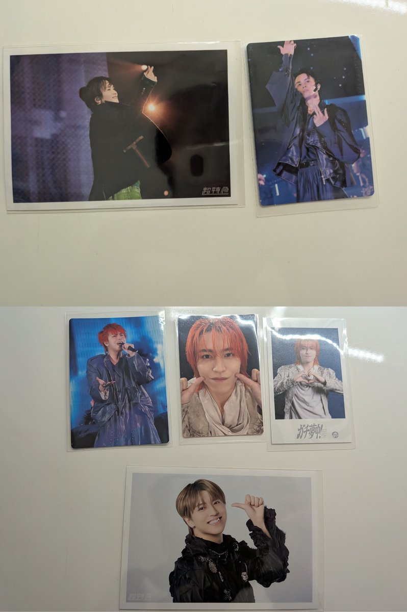 5nerupiano's tweet photo. 超特急 生写・トレカ 交換or買取

譲 画像　カイ、リョウガ、タクヤ、マサ　
　　　　ヒロ、アロハ、ハル

求4枚目赤枠ユーキ（RE:VEトレカは同種
　交換、買取りのみ）or定価買取（郵送
　の場合＋送料）
　
プロフ記載現場、郵送にてお取引希望です。
#超特急交換 #超特急譲 #超特急求 https://t.co/J4QBxzUGaL