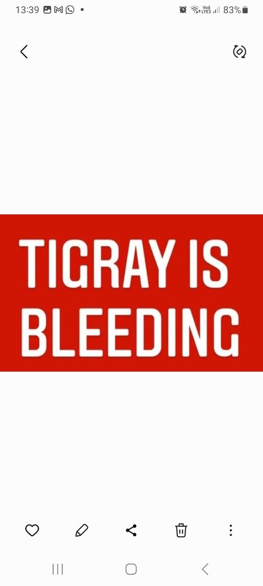 ShewitHzkias1's tweet photo. Day: 2166 #TigrayGenocide
Let's be the voice 4 z voiceless z people of Tigray #አዮና_አይንረብርብ
#PeaceForTheWorld‼️
#TogtherWeShallStand
#TigrayISCalling
#NeverGiveUp on #Tigray
#ድምጺውፁዕህዝቢይሰማዕ
#ጠመተናብህዝቢና
#SaveTigray
#AllEyesOnTigray ‼️ https://t.co/ceJa92aFRP