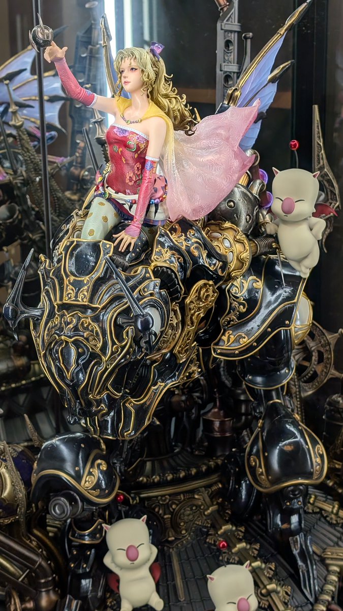 d_saiya's tweet photo. FF6の【ティナ&amp;魔導アーマー】
相変わらずお気に入りです。
フィギュアというより、美術品に近いかも。 https://t.co/HTYE7IPF5t