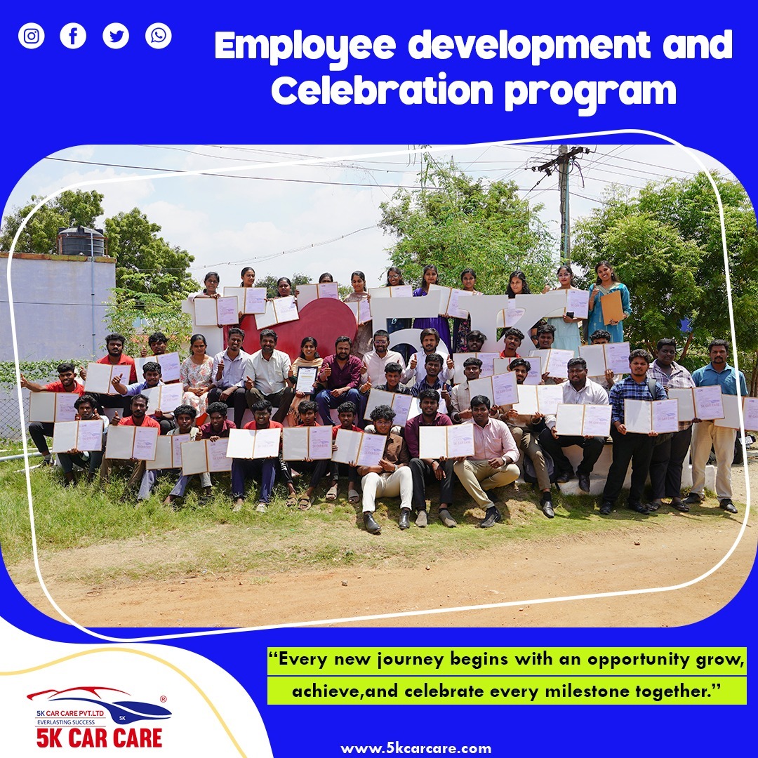 KarthickkumarC1's tweet photo. Proud to be part of a team that stands together with commitment, teamwork, and a shared vision. The unity and dedication of our people are what make 5K Car Care stronger every day! ❤️
#5KCarCare #TeamUnity #OneTeamOneVision #TogetherWeSucceed #EmployeeMeetup #Chennai https://t.co/rFwWM7fpKS