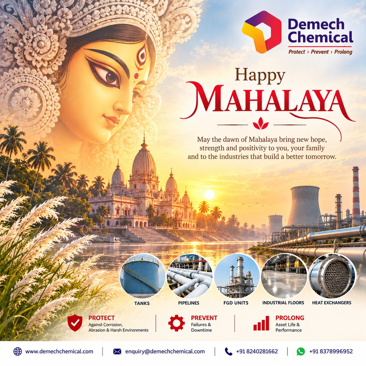 demechchemical's tweet photo. At Demech Chemical Products Pvt. Ltd., we deliver reliable solutions for corrosion protection, abrasion resistance, surface restoration, and industrial maintenance.
https://t.co/EfqSCA6faK
enquiry@demechchemical.com
#DemechChemical #IndustrialProtection #CorrosionProtection https://t.co/h9I5wNfNXh