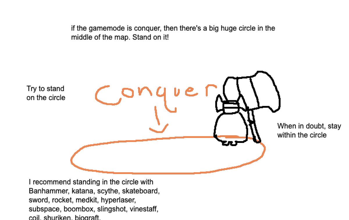 eelgobbler's tweet photo. Quick conquer gamemode guide! https://t.co/oAoiEW2B5S