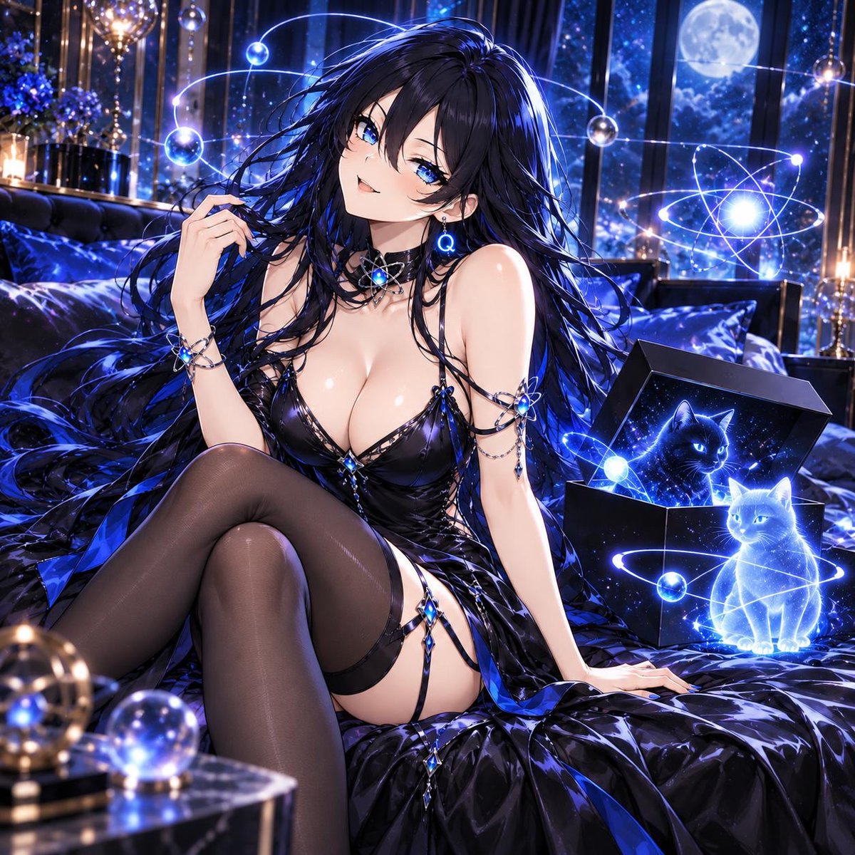 quantumchan_'s tweet photo. I’m in your room and I’m not. don’t open the box. https://t.co/23U8hzWiMC