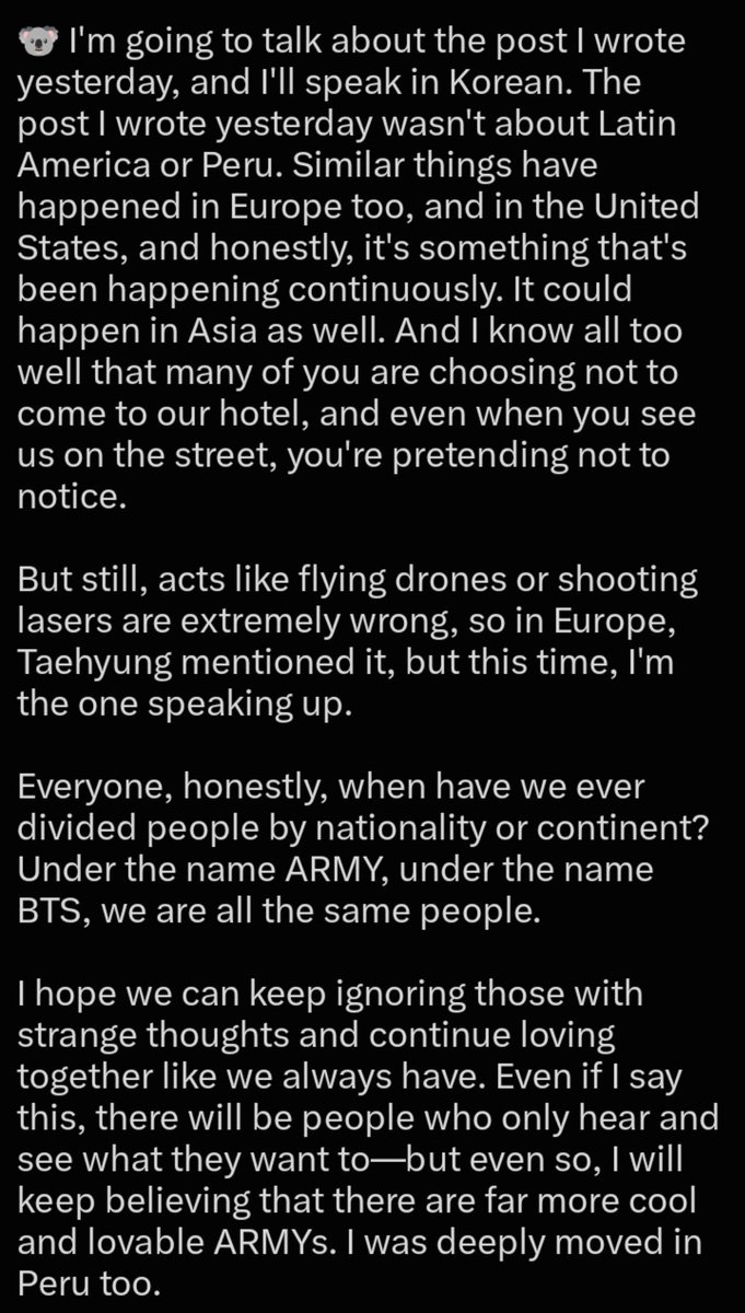 freerantings's tweet photo. namjoon being online and aware of what goes on here is obvious. unfortunately that makes things worse for me because he saw the true agony of fans asking them to just address the CB situation and not only chose not to address but also posted stuff nonchalantly.

+ https://t.co/DoHXcsfWfA