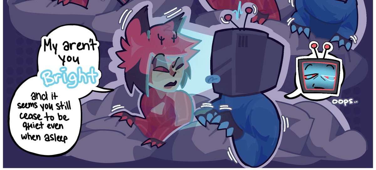 radiostaddict's tweet photo. Experimentation doodle <33
Imagining, vox snores in v’s instead of z’s
#radiostatic #sparksduo https://t.co/mNomrKrhyM