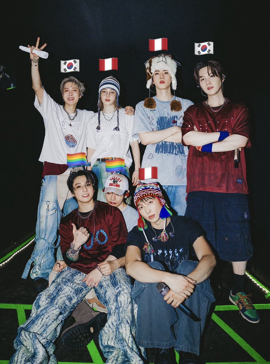 taehyungyalasa's tweet photo. BTS CON SUS NACIONALIDADES https://t.co/9yddEfq3Bt