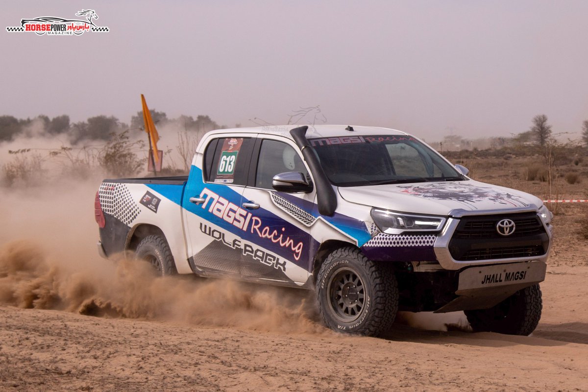 HorsePower_Pak's tweet photo. Bismillah Masgi at Cholistan Desert Rally 2026 Qualifying Race Day.
.
.
.
#Pakistan 🇵🇰 #offroad #motorsport #CholistanChallenge #foryouシ #racing #HorsePowerMagazine #urdu #desert #rally #worldwide #foryoupageシ #rallylife #offroadracing #desertrally #adventure #teamsultan https://t.co/gnP9BXYqyO