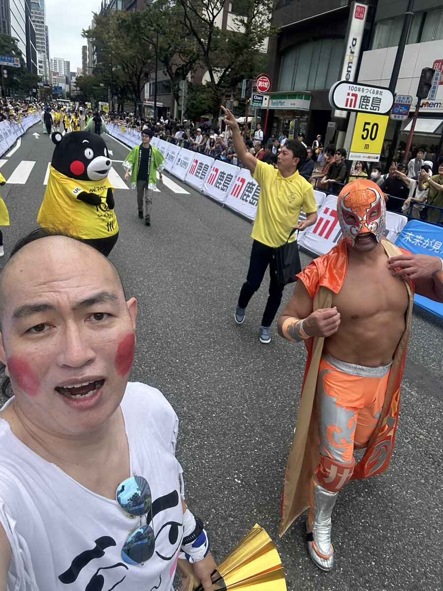 batten810's tweet photo. がんばろう熊本 マイナビ ツール•ド•九州2026パレード
#ワンキュウ
#ムネリン
#くまモン https://t.co/qi3bZs6qhz