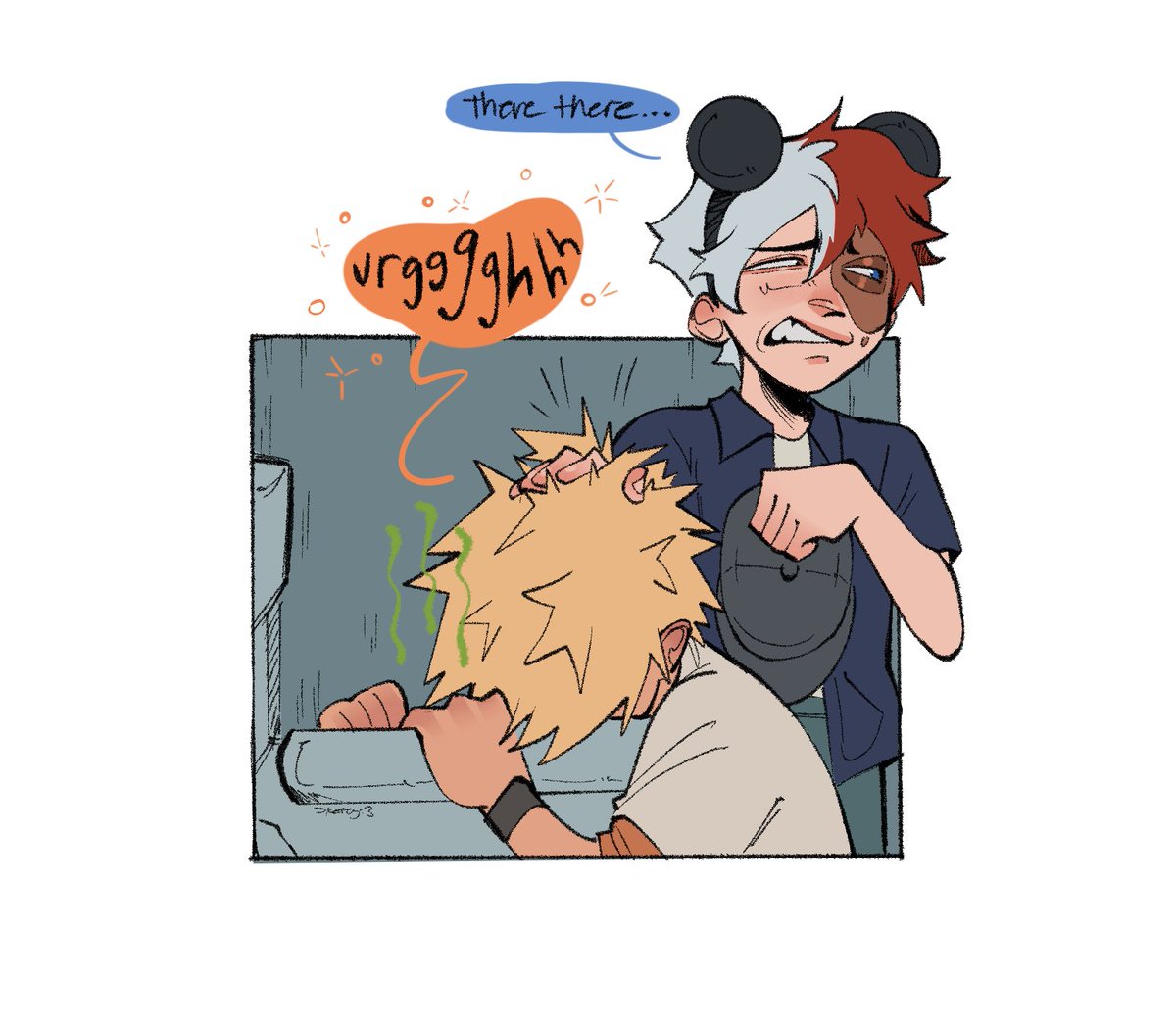 sketchyvero's tweet photo. He in fact couldn’t handle it
#mha #tdbk https://t.co/K3K2LYSSQg