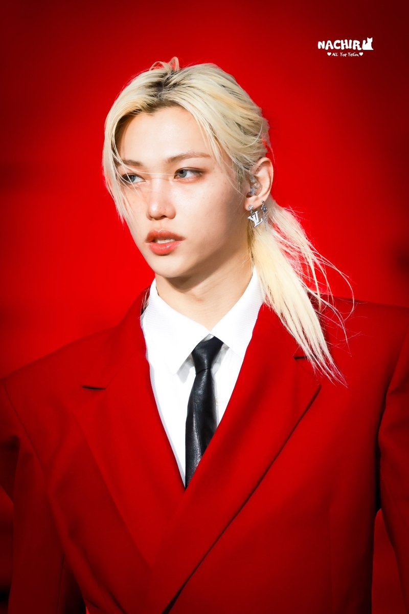 LovePiriLix's tweet photo. Felix &amp; Ferrari really quiet right now, and when my Bokkie is quiet It gives me anxiety bc he surely is preparing something BIG! Manifesting! 🙏❤️ BTW, doesnt these red outfits &amp; blinde hair gives so much Ferrari vibes? We need Felix in a red &amp; cool outfit 👀 

#FELIXxFERRARI https://t.co/lT8HkRtHmO