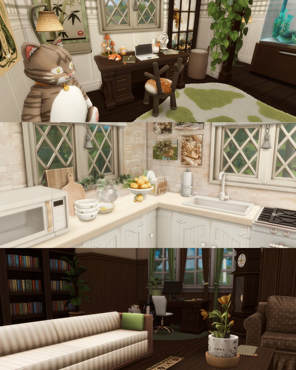 simsdelour's tweet photo. ⌗﹒🌾 ꒱ ⋆ . ˚ 🍾 .  ˚ ꕀ 
— inside the Reeves’ house 

#TheSims4 https://t.co/iKlR3GAnGU