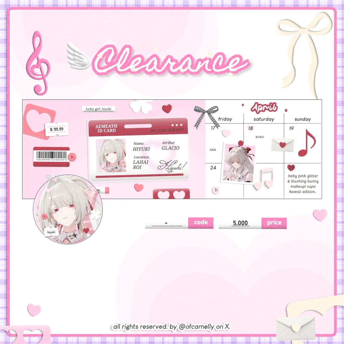 ofCamelly's tweet photo. 🎀💭 ౿ ⊹ clearance sale!!~  <3🩷
boleh minta bantuan rt nya? terimakasih ;3

hai lya punya 20 layout cs muse 2d yang bisa kamu bawa pulang nihh

💰 : 5.000 / each

take layout bisa langsung dm aku ia, dan jangan lupa untuk mt after dm!

tag. #bealanja https://t.co/TZfY3oY52c