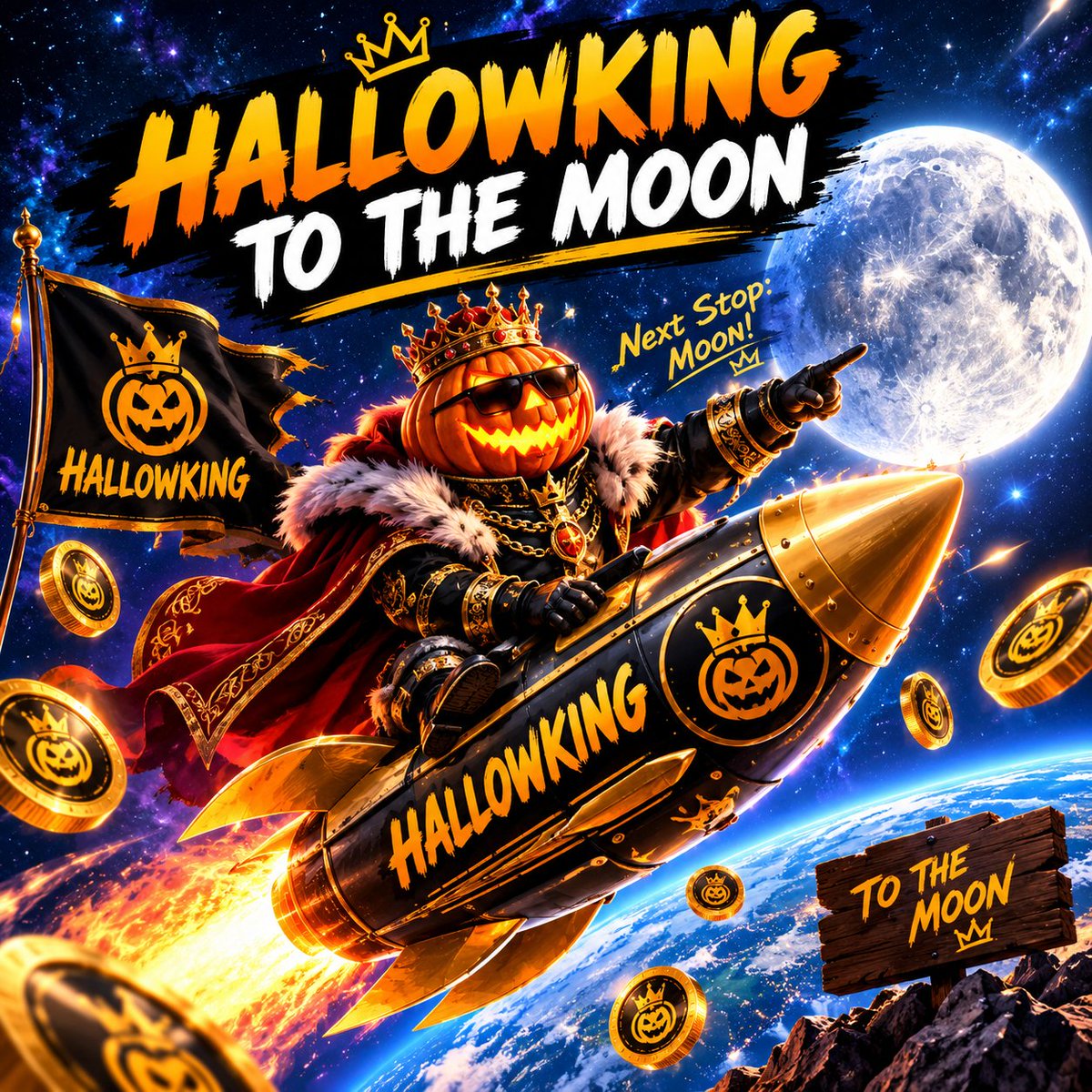 Yoru_Blaze's tweet photo. @Hallowkingsol ππ HALLOWKING is ready to rule the moon! ππ
One King, one mission, one legendary journey. The kingdom is rising, and the moon is waiting! π₯π
TO THE MOON! π
@HallowKingSOL #HallowKing #Solana #Memecoin #MemeContest https://t.co/S26wKcPvHH