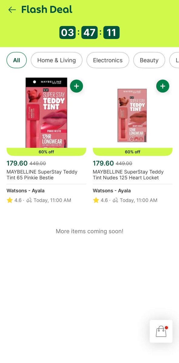 cerulean_alley's tweet photo. Ang hirap maging practical kapag may sale HAHAHAHA 😥 Sabi ko magtingin lang sa GrabMall, pero napapa-add to cart na naman. Lord, bigyan niyo ako ng self-control 😭🤣 https://t.co/4UsuLyTtLf