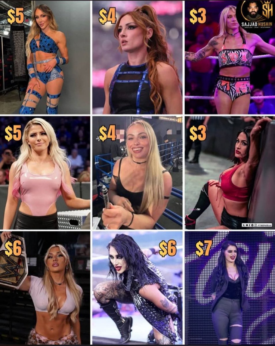 LivMorganTB_'s tweet photo. You have $15 to spend. Which WWE Superstars are you choosing to spend 3 days with? https://t.co/61FJk88raI