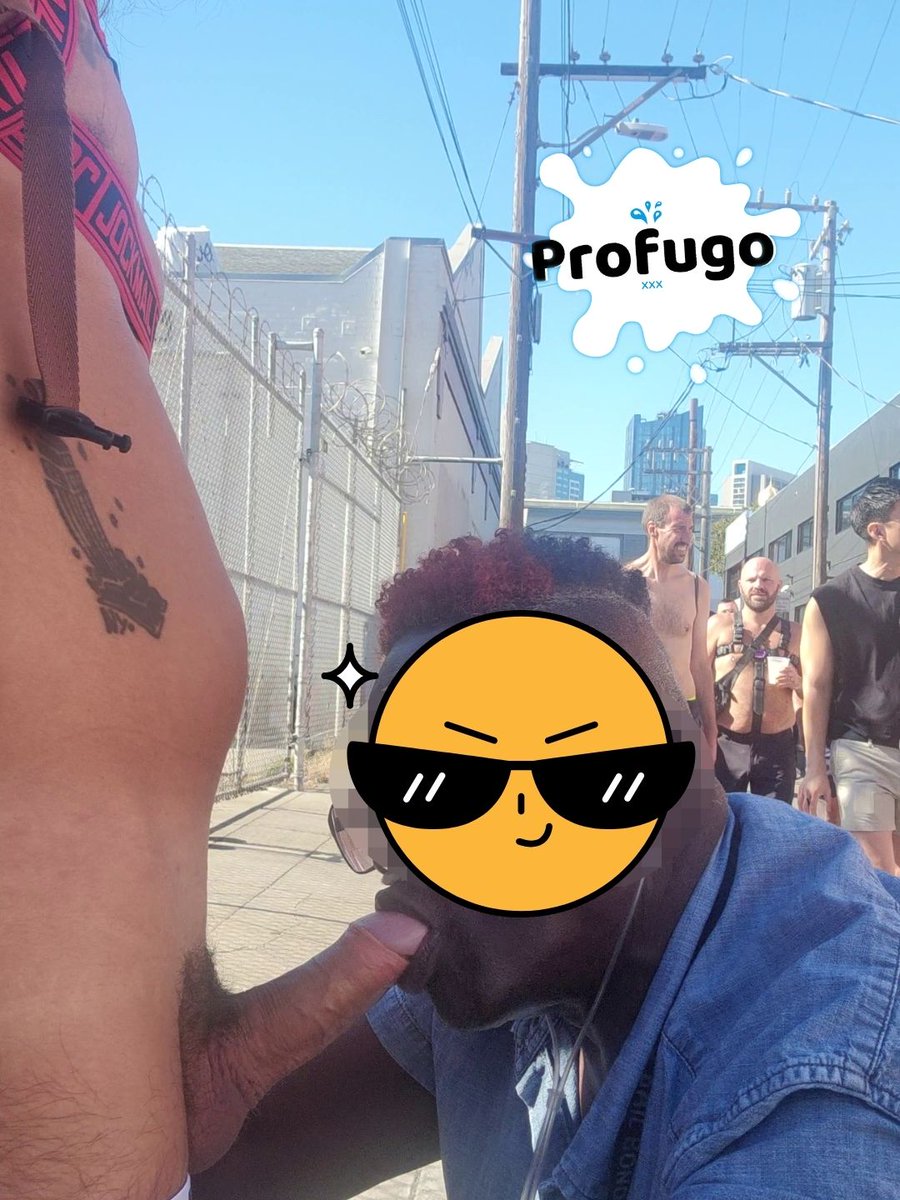 ProfugoXXX's tweet photo. Me la chuparon en #Folsom https://t.co/IdFLOX8JPC