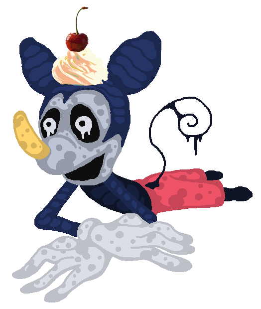cube64_game's tweet photo. Dessert #theface for real? my god, #fnati chat what flavor do you think they are?

Inspired by this character, I don't remember whom it is from but I thought it would be neat to make another #icecream!

#abandonedbydisney #treasureisland #fnaf #sundae #bannana #face #fanart #art https://t.co/KwAnR2Rwh9