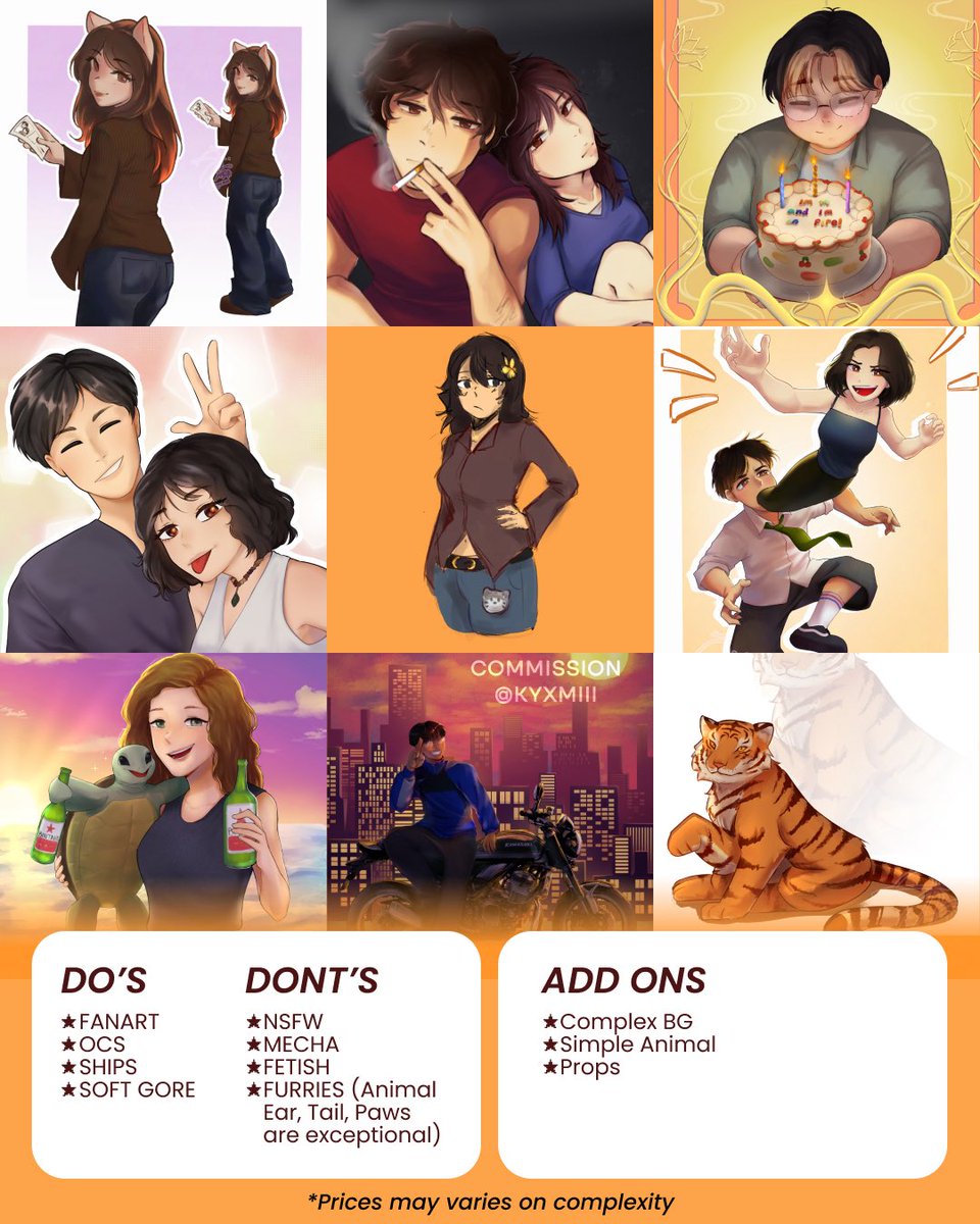 kyxmii's tweet photo. @artistsbase My comm sheet!! kalo minat monggoo dm atau ke gform di bio ku^^ https://t.co/QuHBW0lZPK