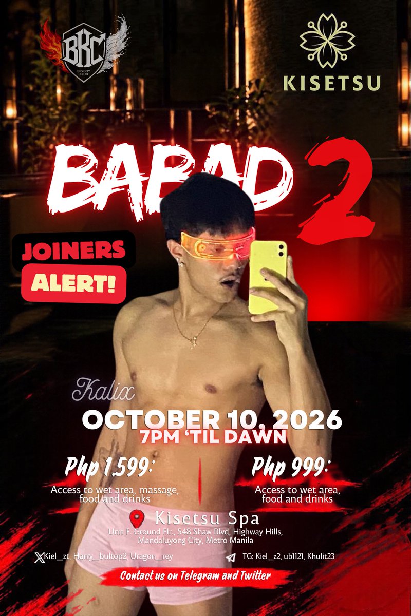 Uragon_Rey's tweet photo. See you later Hotties @kisetsu_spa 
@fries888888 
@xmodephevents 
@topcoupleml 
@coupletopml 
@kiel_zt 
@Harrybultop 
@BigBoyClubRey 
@Bigboy_Club1 
@Kalix_versa https://t.co/XBneWm7Wj4