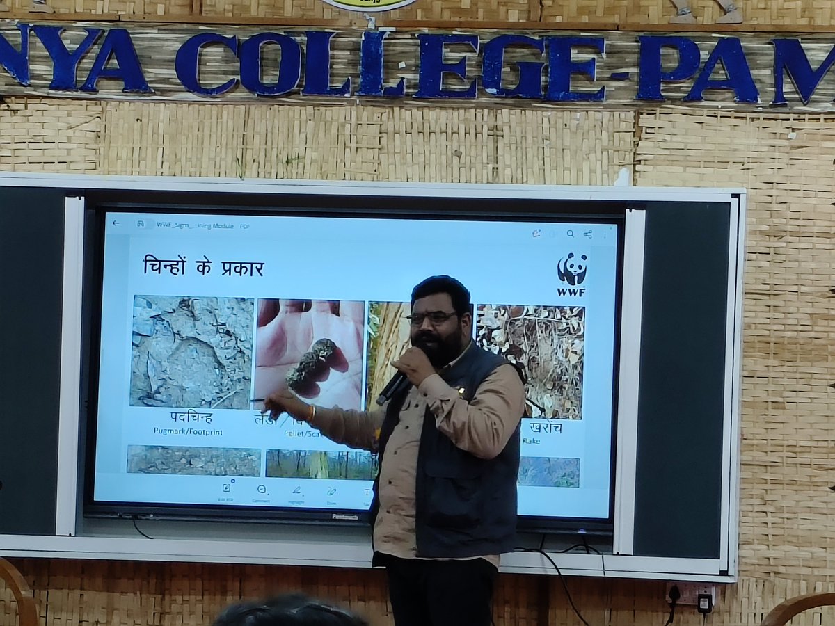 CHAITANYABED2's tweet photo. WWF Week at Chaitanya College, Pamgarh
An enriching programme promoting environmental awareness, biodiversity conservation &amp; sustainable living, featuring experts from WWF and eminent academicians.
#WWFWeek #Environment #Biodiversity #Sustainability #ChaitanyaCollege #Pamgarh https://t.co/mHoDhOQday