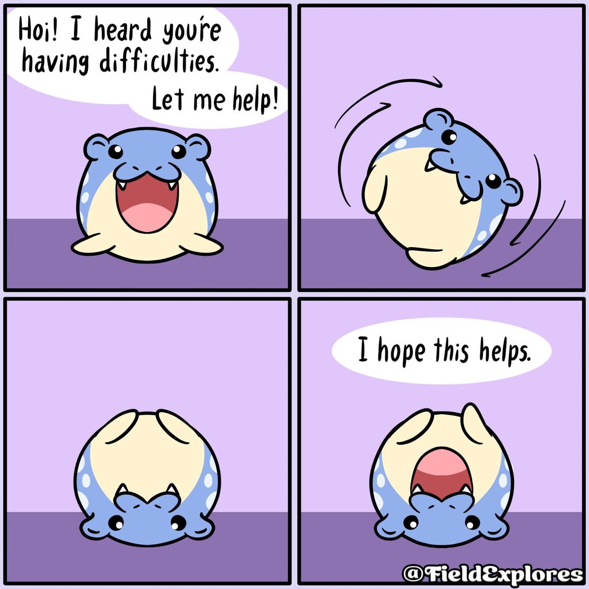 untitledanim8's tweet photo. Spheal helps

artwork by the artist @FieldExplores https://t.co/jXTwJpAa1j