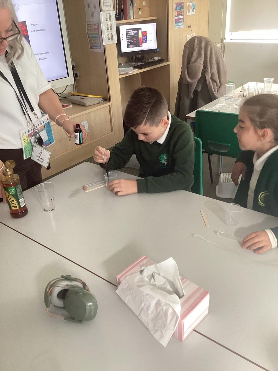 ForestersPS's tweet photo. 🩸🔬 This week in Science, Maple Class made their very own "blood" to explore what red and white blood cells do. We were amazed to learn how blood continuously travels around our body 24/7! Great hands-on learning, Maple Class! 🔴⚪️✨ #PrimaryScience #HandsOnLearning #MapleClass https://t.co/8XFLZZClzc