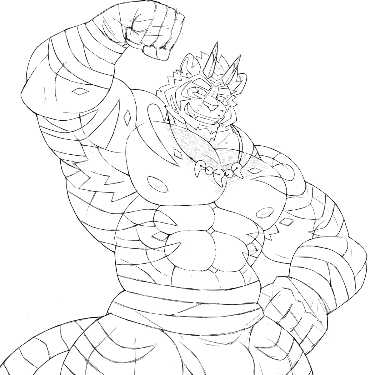 SpikywolfRouga's tweet photo. SKETCH ; wip. https://t.co/ixCWtCs9dD