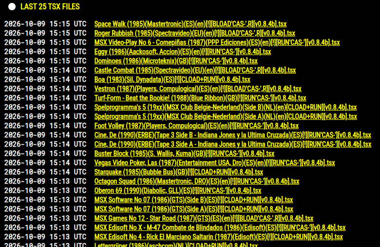 ishwin74's tweet photo. New uploaded #TSX files!
Nuevos ficheros #TSX subidos!
2️⃣6️⃣3️⃣9️⃣ files (Torrent file available)
https://t.co/qaJJG9Tma2

Thanks to the #TeamTSX! https://t.co/ectt5JYrYk